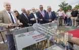 Département : pose de la première pierre de l’Ephad de Bras-Panon