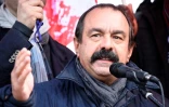 Philippe Martinez de la CGT, le 26 avril 2017, à Aulnay-sous-Bois