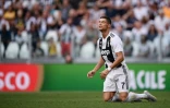 L'attaquant portugais de la Juventus Cristiano Ronaldo lors du match de Serie A contre la Lazio, le 25 août 2018 à Turin