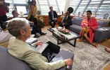 Élisabeth Borne en visite à Salazie