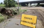 Radier submergée au Gol Saint-Louis
