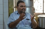 Le restaurateur Muhammad Saqib lors d'une interview avec l'AFP, le 16 septembre 2023 à Karachi, au Pakistan