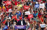 Donald Trump Ă son meeting de campagne Ă Butler, en Pennsylvanie, le 13 juillet 2024