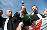 Des avocats manifestent contre la candidature à un 5e mandat du président Bouteflika, le 7 mars 2019 à Alger