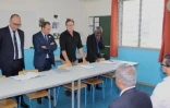 Thierry Terret en visite à l'école Jean-Luc Daly-Éraya