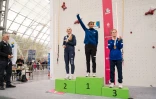 Escalade : Léo Grosset et Eva Lina Rymasz montent sur la plus haute marche du podium