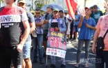 Manifestation contre la réforme des retraites - boulevard bank saint pierre