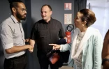Les six députés de la Nupes célèbrent leur victoire avec Huguette Bello