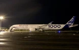 L'Airbus A350-1000 de la compagnie Qantas en escale à La Réunion