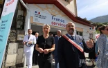 Élisabeth Borne en visite à Salazie