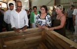Martine Pinville en visite à La Réunion