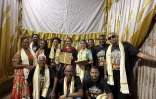 Benjam avec les Tambours sacrés Réunionnais en spectacle en Inde