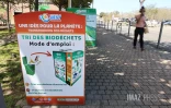 borne de collecte de biodéchets 