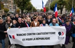 Marche contre l'antisémitisme, à Strasbourg, le 12 novembre 2023