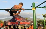 Championnat régional street workout au Port, bek la barre 
