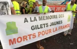 Hommage aux victimes Gilets Jaunes