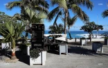 plage et bar fermé