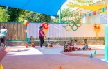 Jeux olympiques au jardin d'enfants du Port