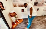 Exposition sur le Bharata Natyam à la médiathéque de Saint-Gilles-les bains 