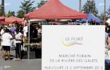 Premier dimanche du marché forain  Rivière des Galets