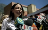 La cheffe de l'opposition, Maria Corina Machado, à Caracas le 29 janvier 2024 ( La cheffe de l'opposition, Maria Corina Machado, à Caracas le 29 janvier 2024 ( AFP / Federico Parra )AFP / Federico Parra )