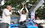 54ème Rallye de La Réunion, arrivée, victoire de réhane gany 