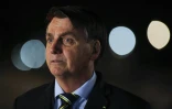 Le président brésilien Jair Bolsonaro à Brasilia, le 16 avril 2020