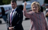 La candidate démocrate Hillary Clinton le 15 septembre 2016 à White Plains 