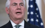 Le secrétaire d'état américain Rex Tillerson, photographié le 5 avril 2017, estime que vaincre l'EI est "la pemière des priorités" des Etats-Unis en Syrie