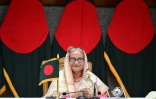 La Première ministre du Bangladesh, Sheikh Hasina, à Dacca le 23 avril 2024