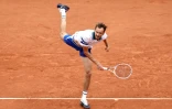 Le Russe Daniil Medvedev lors de son match remporté face au Serbe Miomir Kecmanovic, le 30 mai 2024 à Roland-Garros