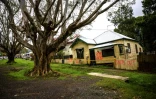 Ce qu'il reste d'une maison de Lismore, en Nouvelles Galles du Sud, le 15 mai 2022, après les inondations catastrophiques qui avaient touché la région trois mois plus tôt