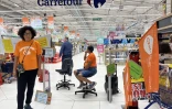 Grève Salariés de Carrefour Sainte-Clothilde