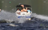 Laura Phily championne de France de figure ski nautique
