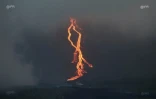 Piton de la Fournaise, éruption, volcan, 13 août 2019, route des laves, RN2