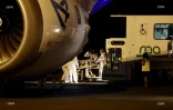avion boeing 787 air austral présentation évacuations sanitaires aéroport roland garros