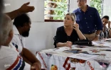 Jeudi 28 mars 2019 - Marine Le Pen en visite à La Réunion