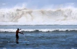 La houle se déchaîne sur le littoral jeudi 19 avril