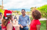 Le Port : l'arbre de Noël du comité des œuvres sociales mis en place