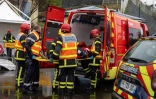 Le Tampon : simulation d'un accident de la route pour découvrir les métiers de l'uniforme