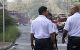 Feu dans un entrepôt au Port 