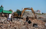 ramassage déchets après le cyclone 