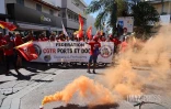 Manif contre la réforme des retraites saint-pierre le 13/04/2023