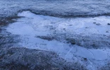 givre sur la route du volcan