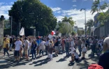 Manifestation à Saint-Pierre : quelques dizaines de personnes rassemblées 