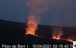 cône volcanique piton de la fournaise