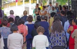 minute de silence au Port 
