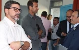 Thierry Terret en visite à l'école Jean-Luc Daly-Éraya