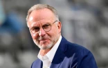 Le président du Bayern Munich, Karl-Heinz Rummenigge, avant la finale de la Coupe d'Allemagne 2020 contre le Bayer Leverkusen, à Berlin, le 4 juillet