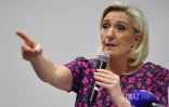 meetinf de Marine Le Pen